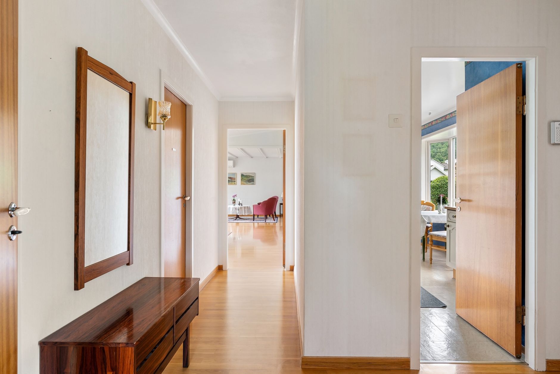 A hallway of open doors, representing the four rooms of the method